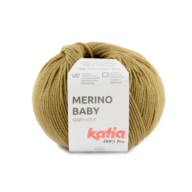 Katia Concept Merino Baby 150 Marrón oliva