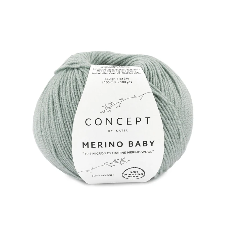 Katia Concept Merino Baby 097 Verde pálido