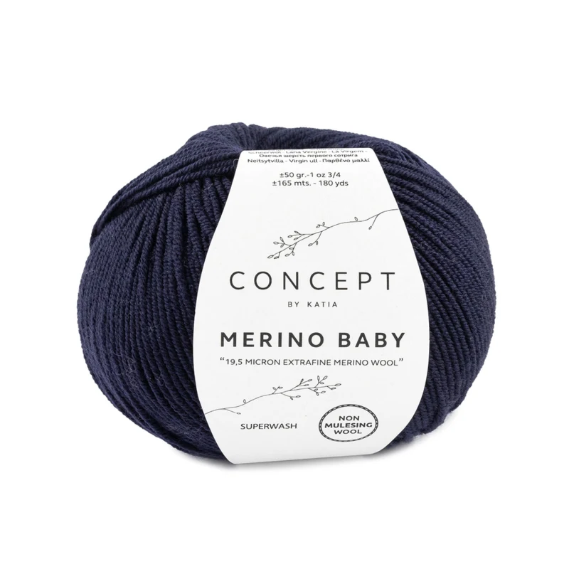 Katia Concept Merino Baby 005 Azul muy oscuro