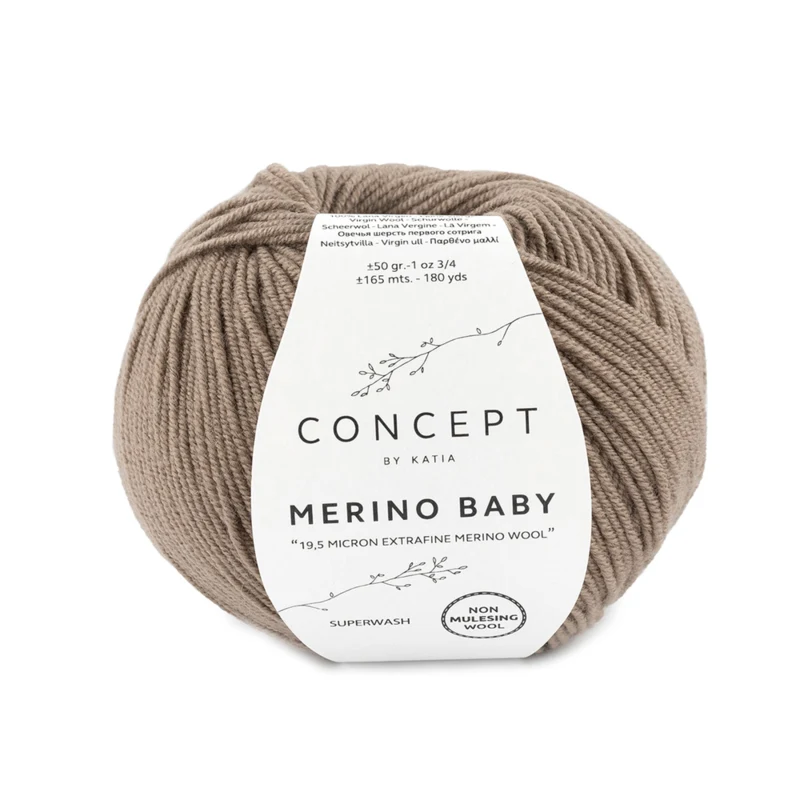 Katia Concept Merino Baby 042 Beige oscuro