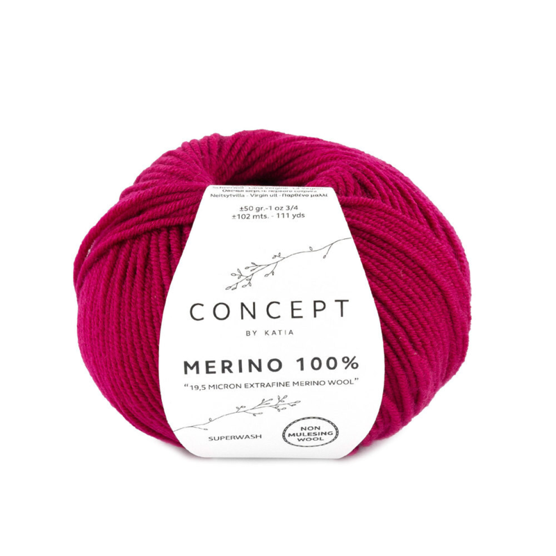 Katia Merino 100% 049 Fucsia oscuro