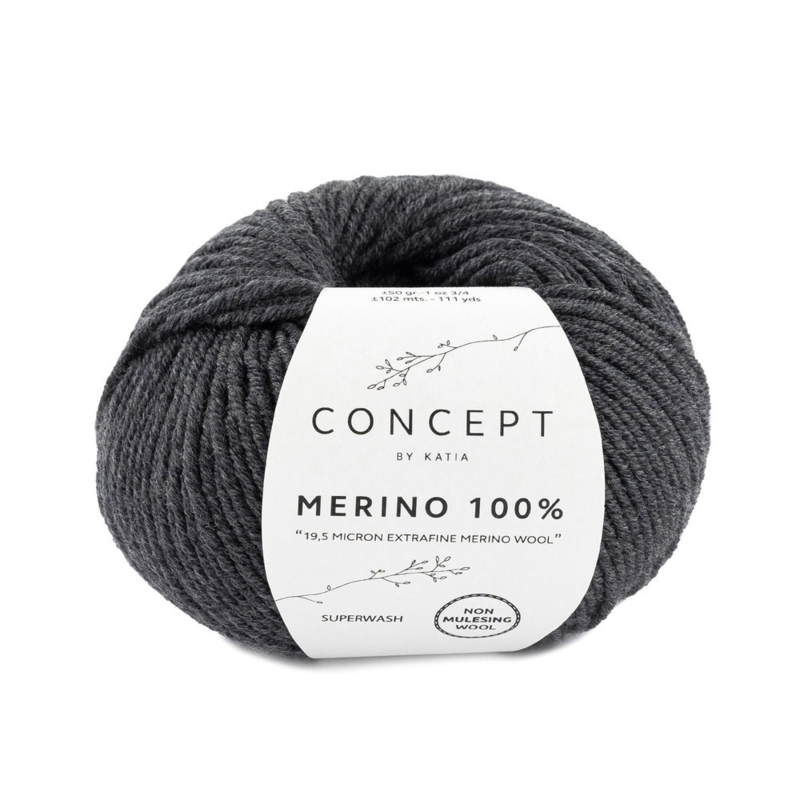 Katia Merino 100% 503 Gris oscuro