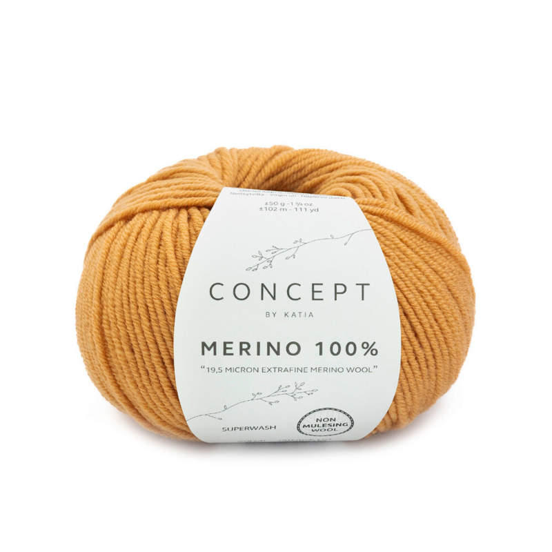 Katia Merino 100% 097 Naranja melocotón