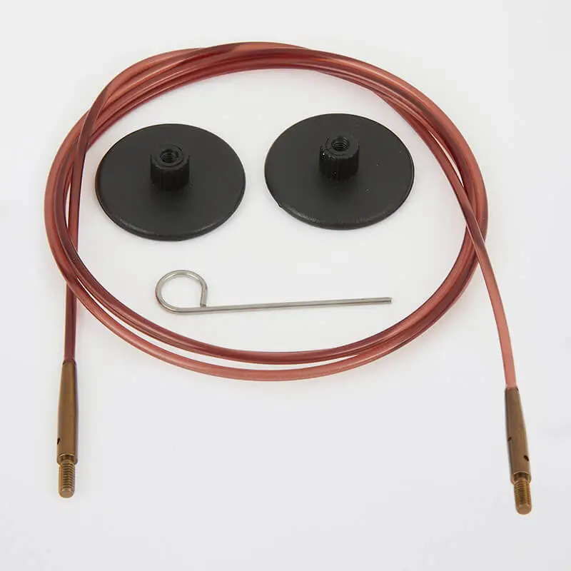 KnitPro Wire Marrón (40-150 cm)