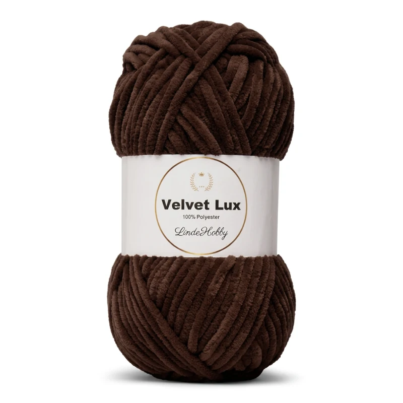 LindeHobby Velvet Lux 48 Marrón chocolate