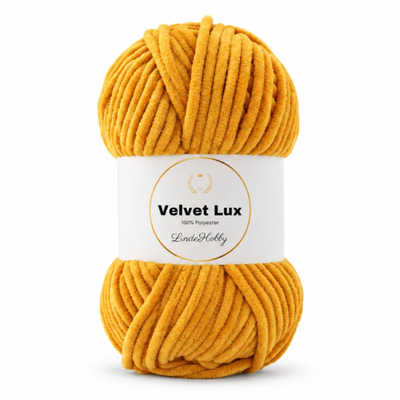 LindeHobby Velvet Lux 46 Amarillo mostaza