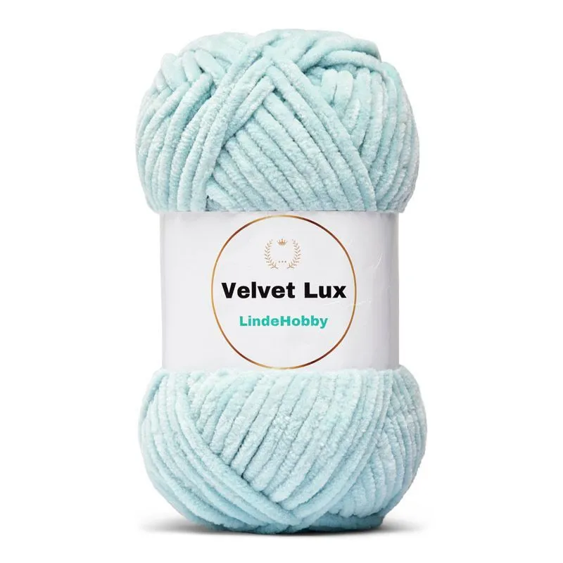 LindeHobby Velvet Lux 20 Azul Hielo