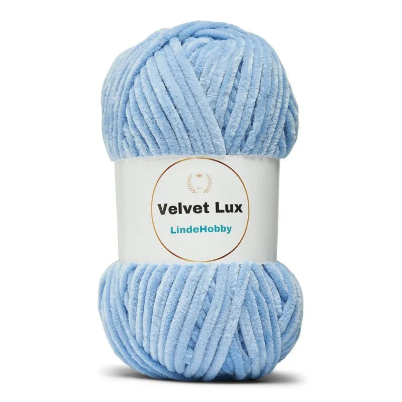 LindeHobby Velvet Lux 23 Azul Claro