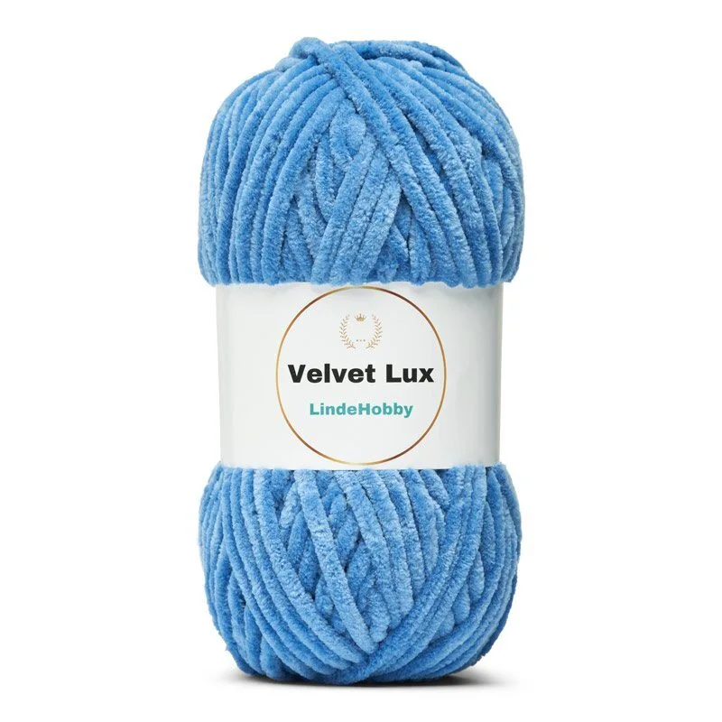 LindeHobby Velvet Lux 25 Azul Denim