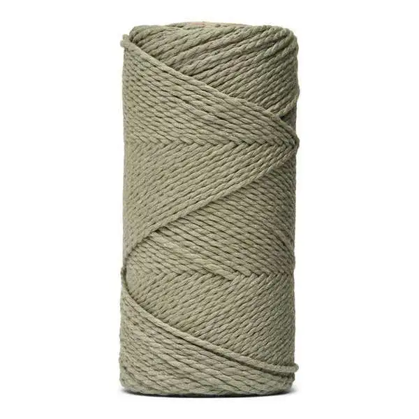 LindeHobby Macrame Lux, Rope Yarn, 2 mm Caqui