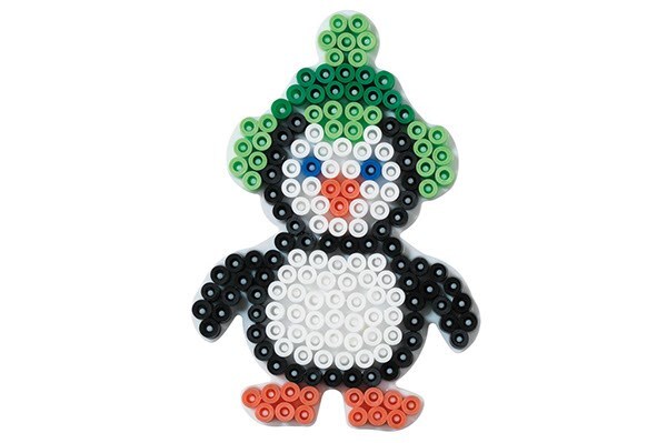 Hama Midi Plato Perla - pingüino pequeño 325