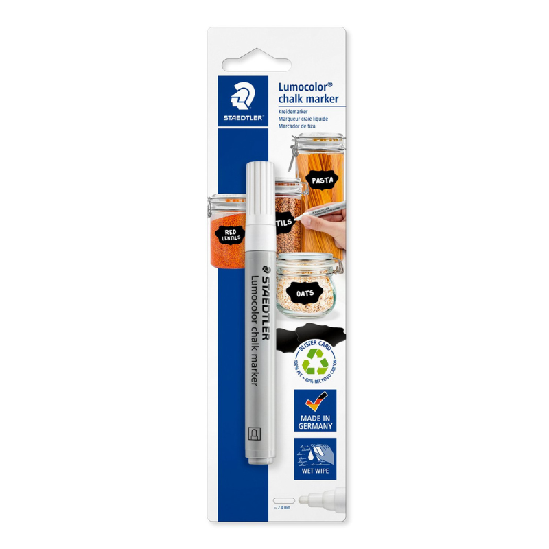 STAEDTLER Lumocolor Marcador de tiza 344-0 BK