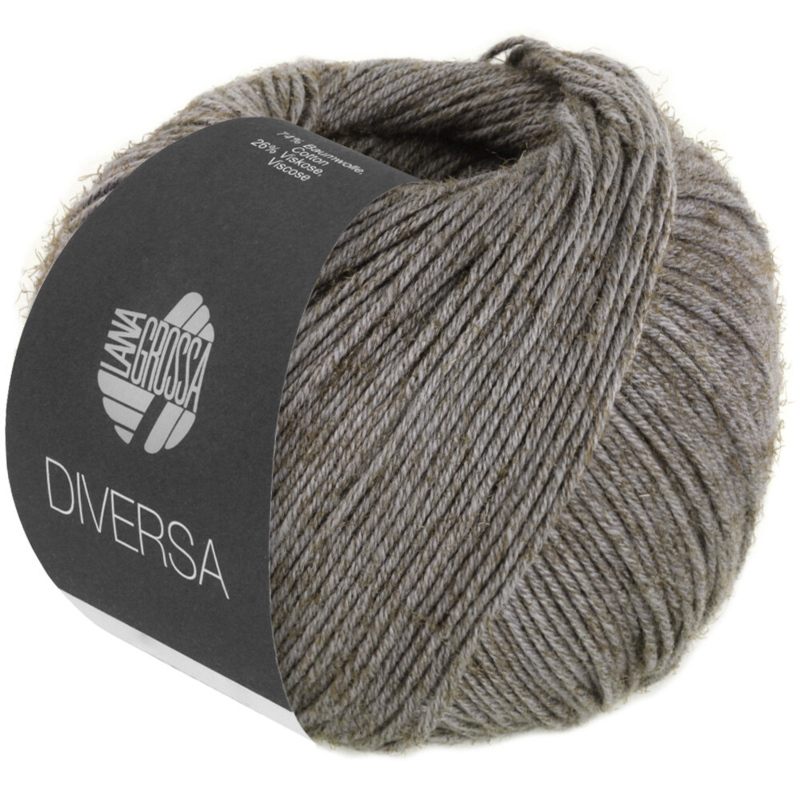 Lana Grossa Diversa 15 Gris Oscuro