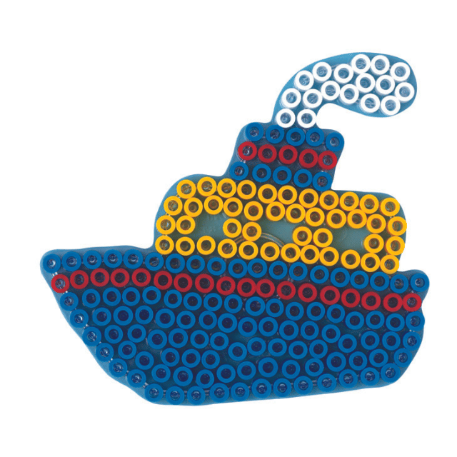 Hama maxi plato perlado, transparente - Nave 8212