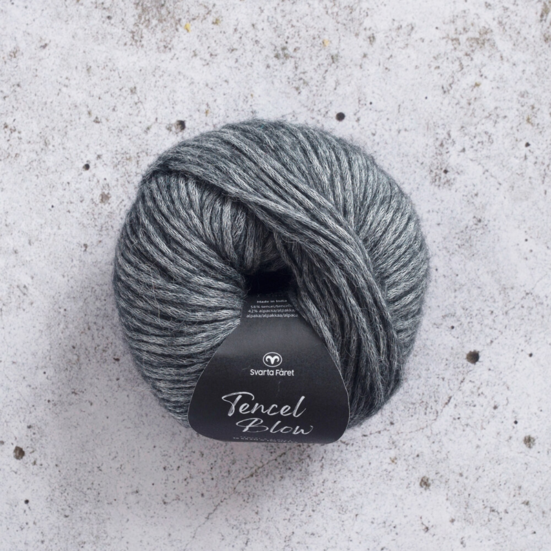 Svarta Fåret Tencel Blow 01 Metal de cañón negro