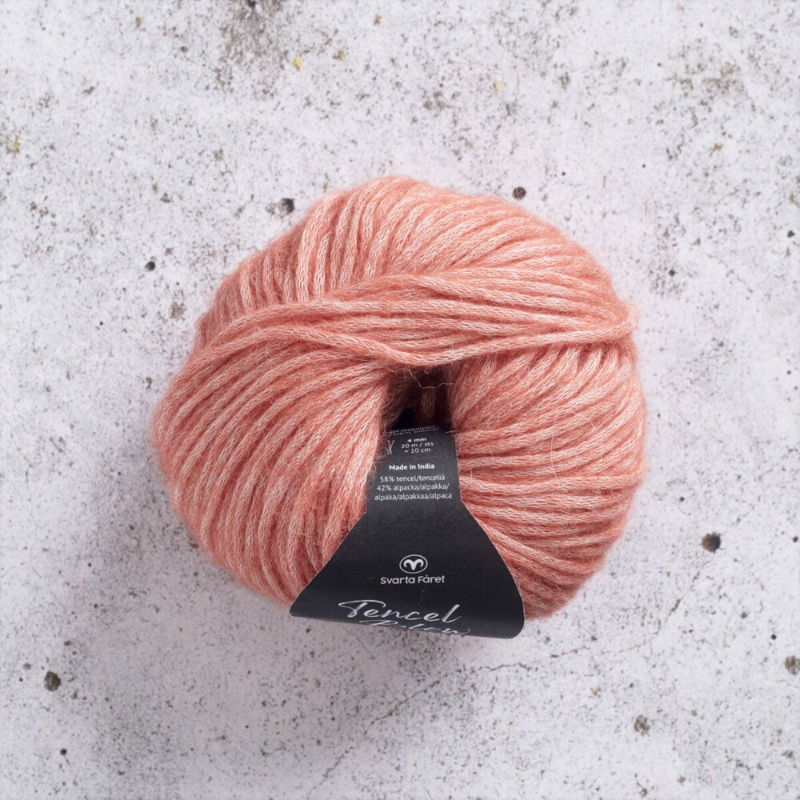 Svarta Fåret Tencel Blow 45 Melón rojo