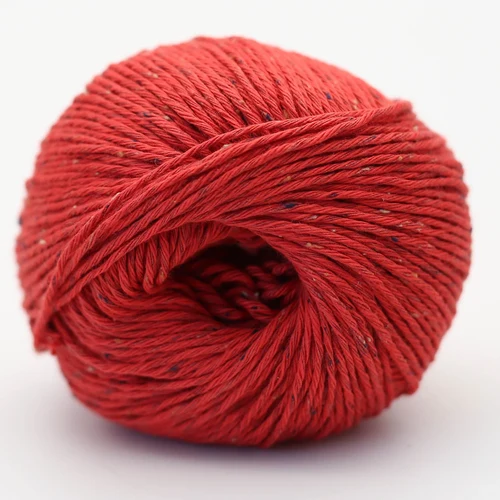 Erika Knight Gossypium Cotton Tweed 30 Rojo verdadero