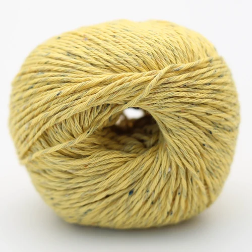 Erika Knight Gossypium Cotton Tweed 31 Tarta de limón amarillo