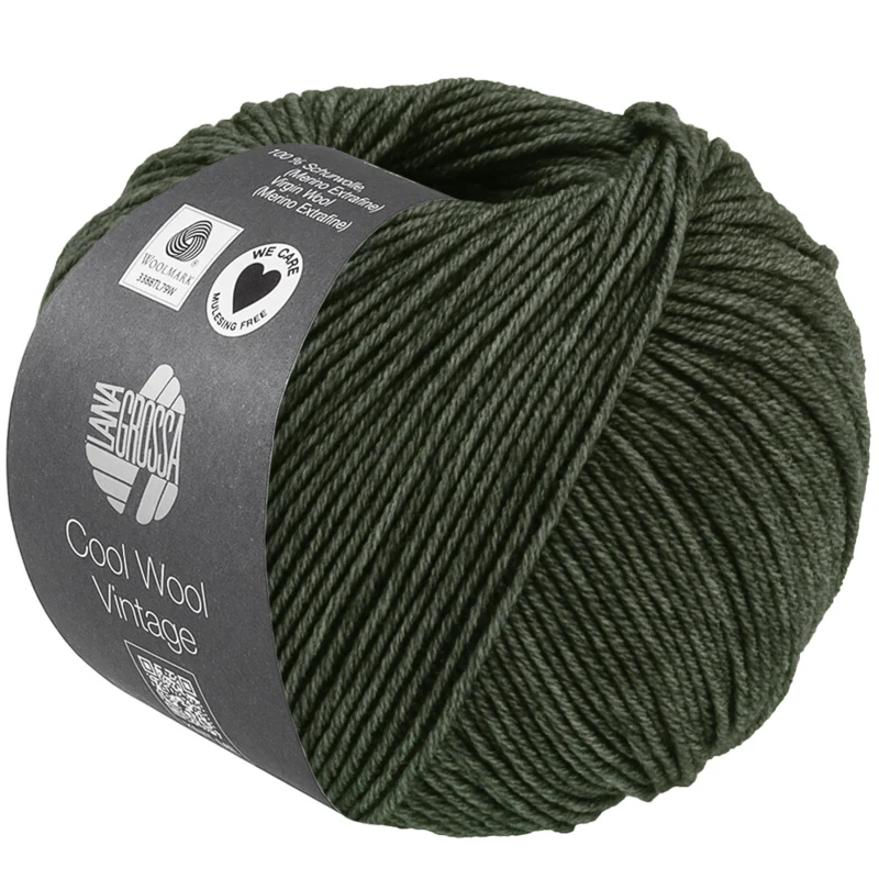 Lana Grossa Cool Wool Vintage 93 Verde bosque