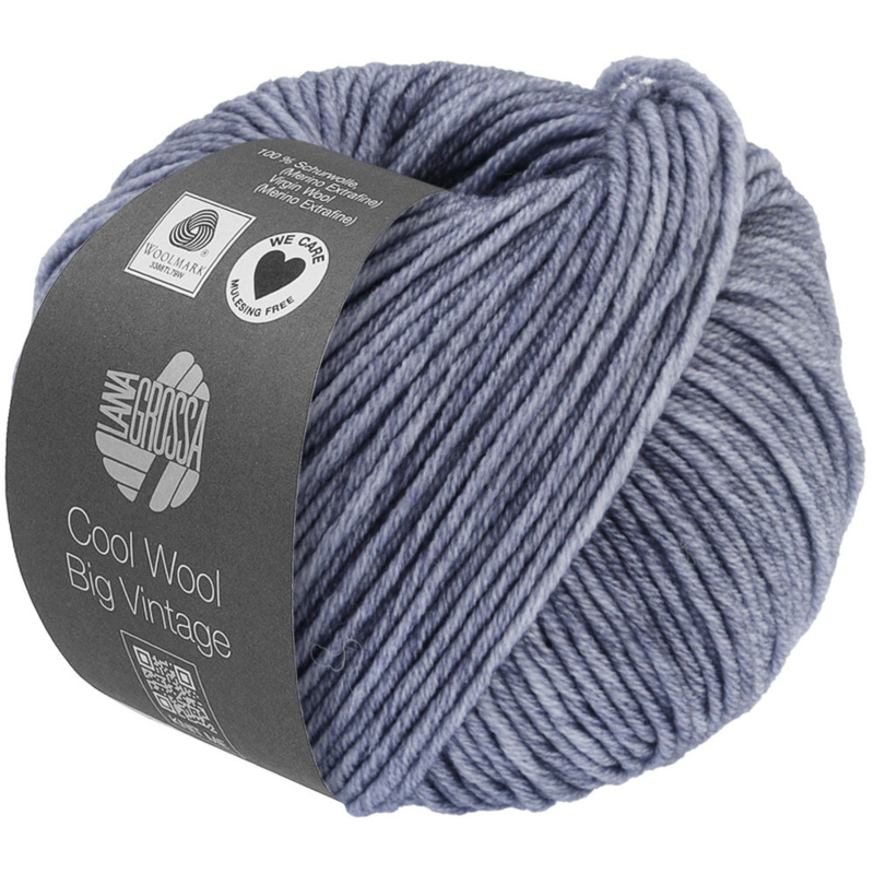 Lana Grossa Cool Wool Big Vintage 78 Azul Claro