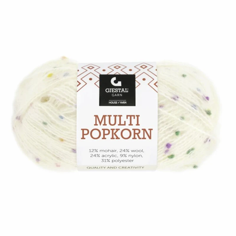 Gjestal Multi Popkorn 501 Blanco