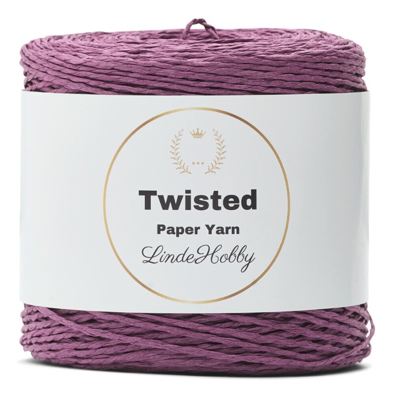 LindeHobby Twisted Paper Yarn 18 Violeta