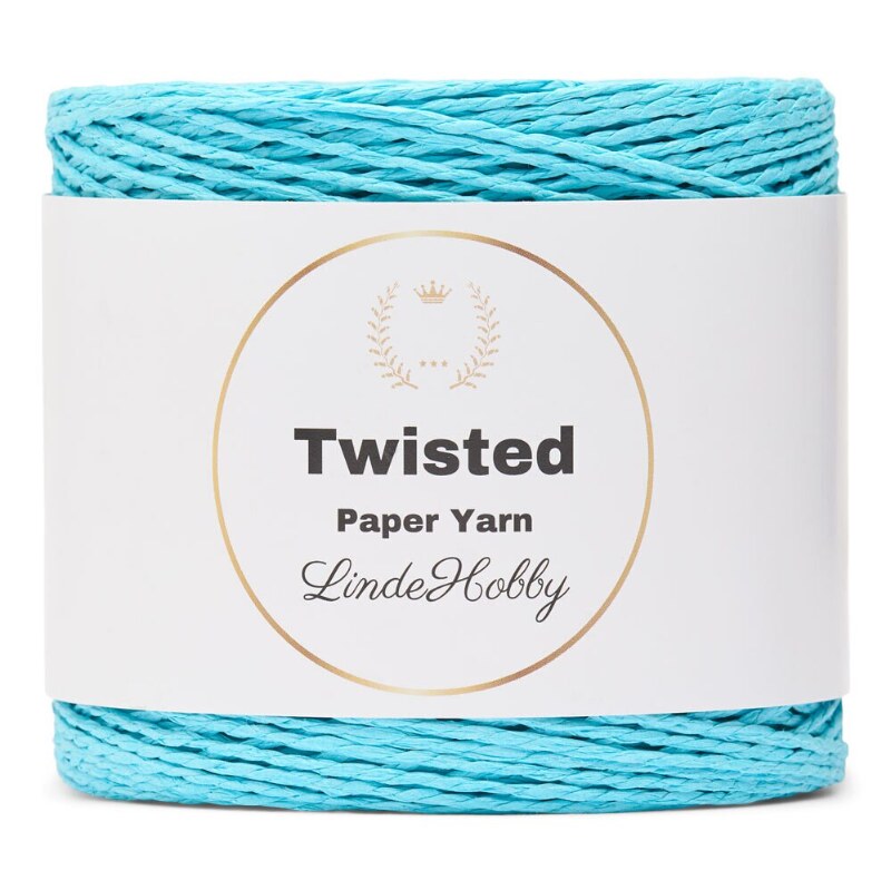 LindeHobby Twisted Paper Yarn 24 Turquesa