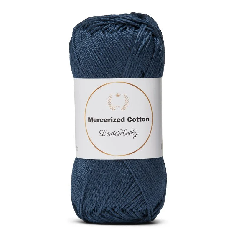 LindeHobby Mercerized Cotton 17 Azul marino