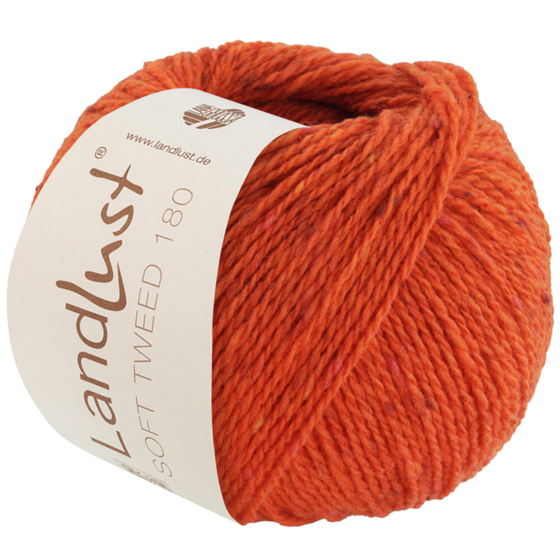 Lana Grossa Landlust Soft Tweed 180 124 Naranja jaspeado