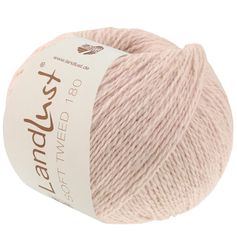 Lana Grossa Landlust Soft Tweed 180 131 Rosa suave jaspeado