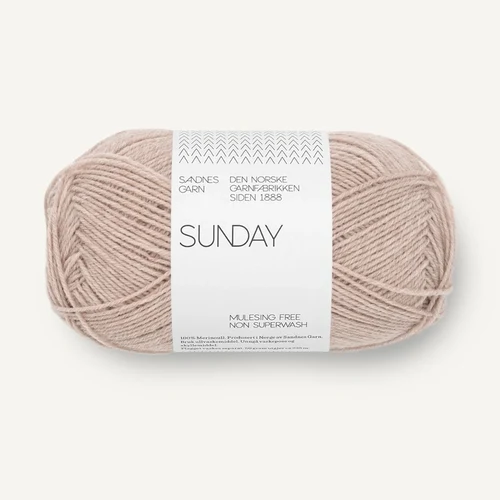 Sandnes Sunday 2650 Beige Jaspeado