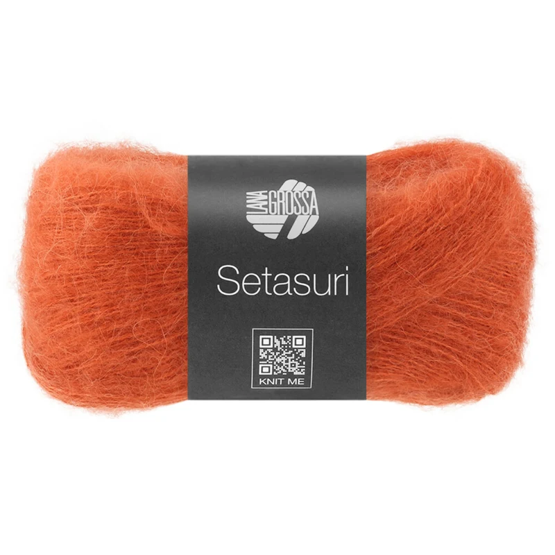 Lana Grossa Setasuri 86 Rojo anaranjado
