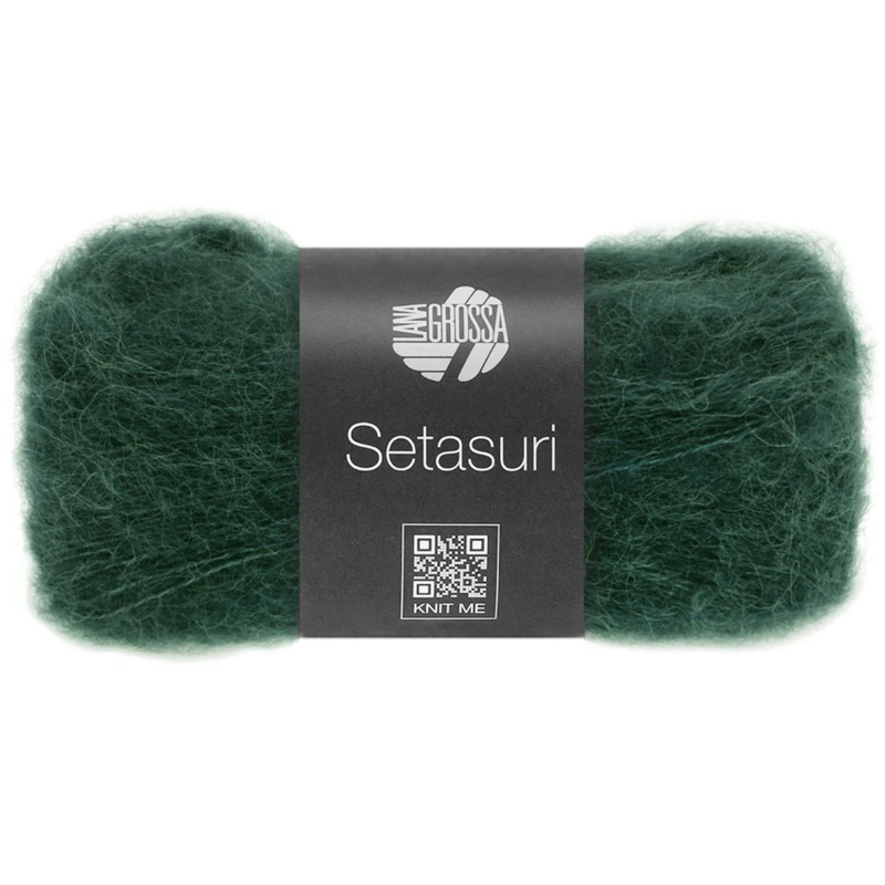 Lana Grossa Setasuri 77 Verde océano profundo