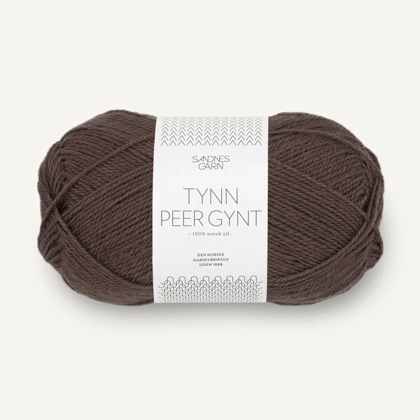 Sandnes Tynn Peer Gynt 3880 Chocolate Oscuro
