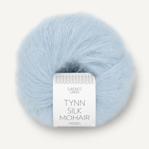 Sandnes Tynn Silk Mohair 6012 Azul Claro