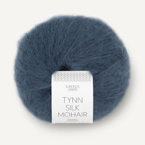 Sandnes Tynn Silk Mohair 6081 Azul Profundo