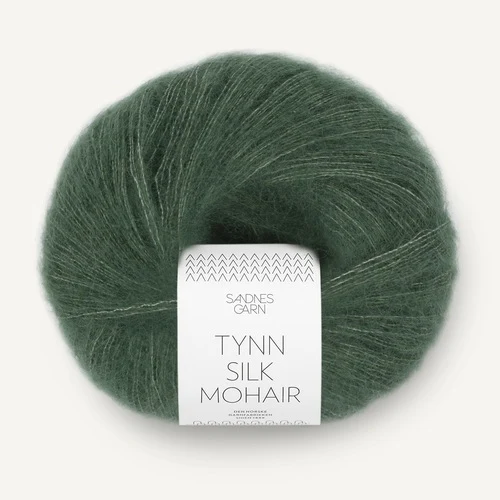 Sandnes Tynn Silk Mohair 8581 Verde Bosque Profundo