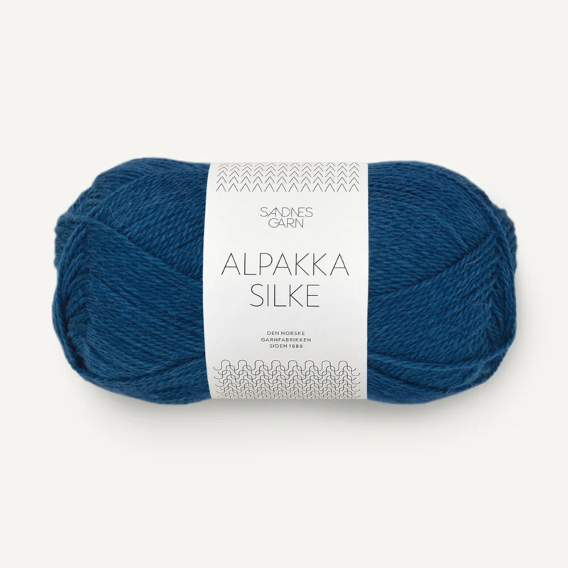 Sandnes Alpakka Silke 6063 Azul Tinta