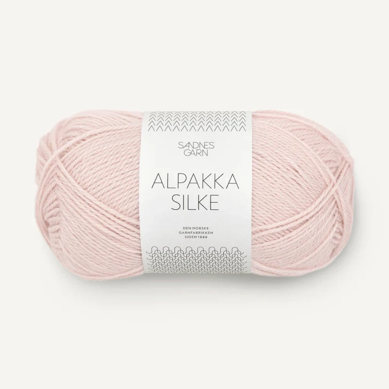 Sandnes Alpakka Silke 3511 Rosa Empolvado