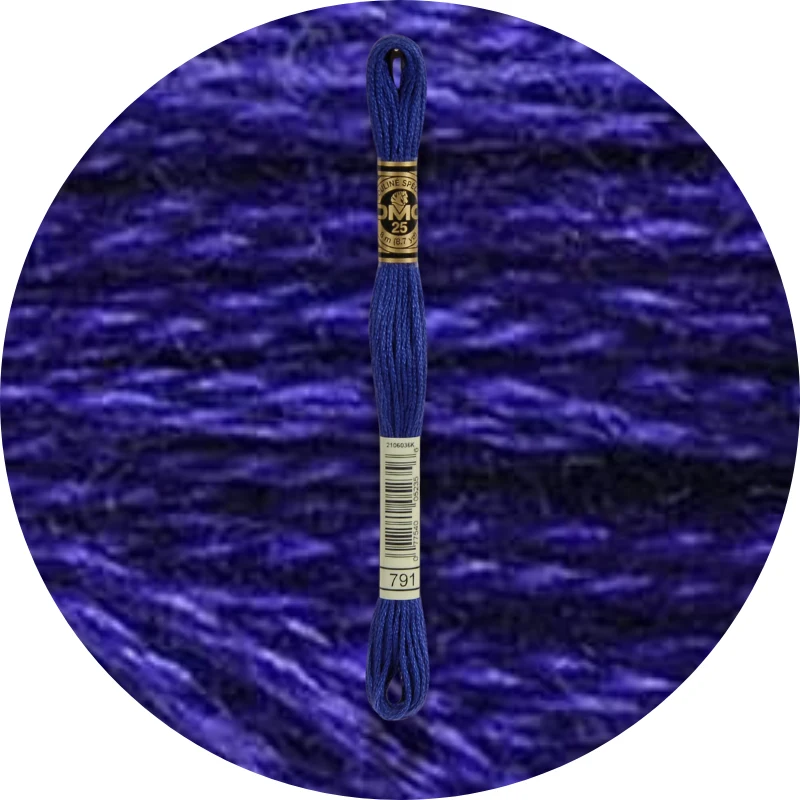 Mouliné Spécial 25 Azul/Púrpura 0791
