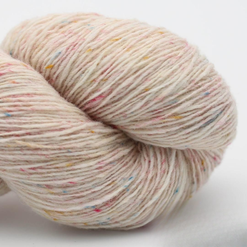 BC Garn Loch Lomond Lace GOTS 30 Confeti blanco