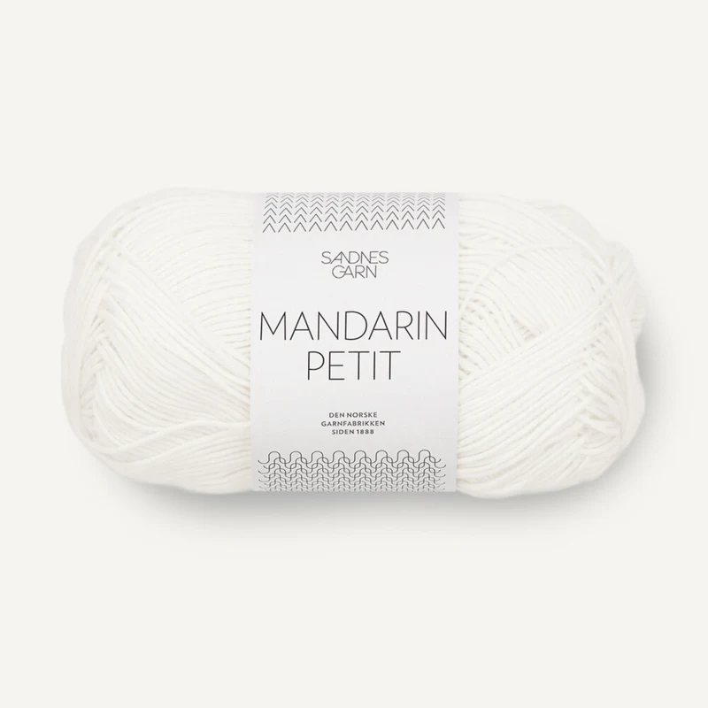 Sandnes Mandarin Petit 1002 Blanco