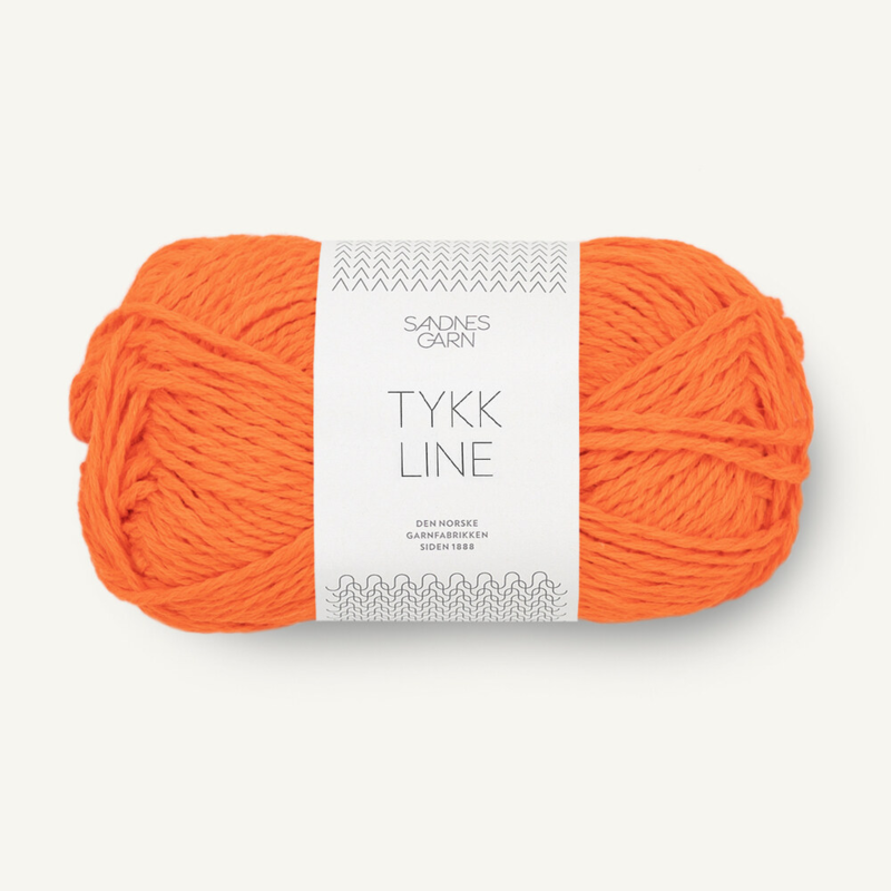 Sandnes Tykk Line 3009 Tigre Naranja