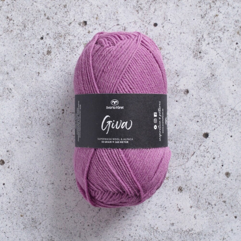 Svarta Fåret Giva 061 Primer florecimiento púrpura
