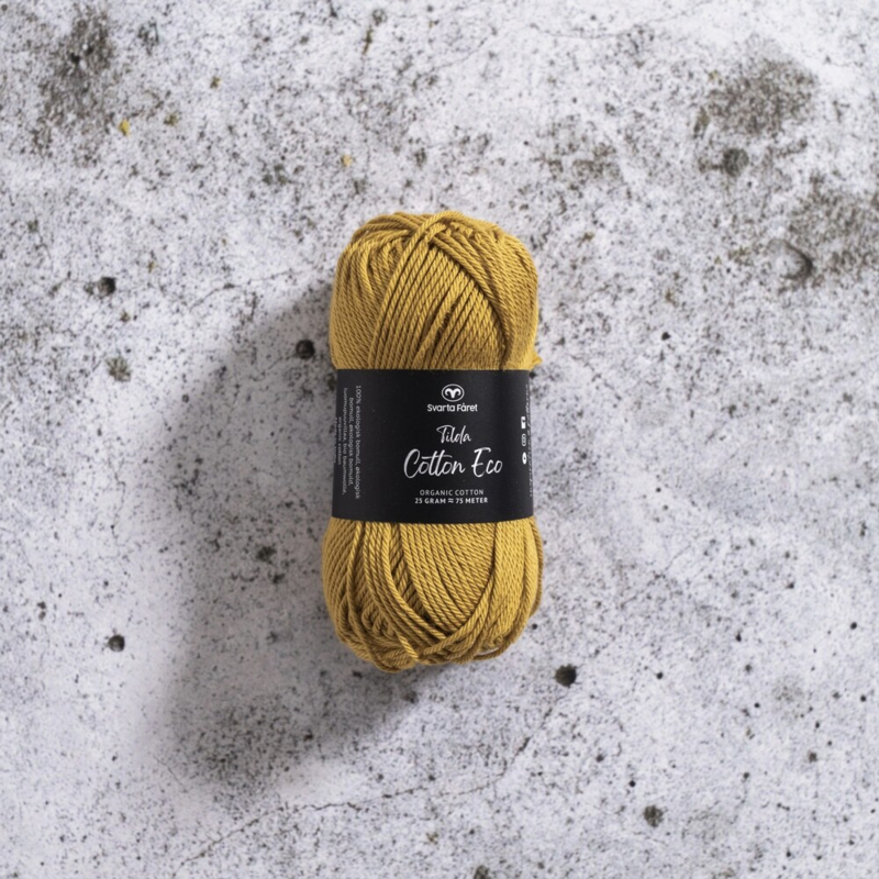 Svarta Fåret Tilda Cotton Eco 231 Amarillo miel