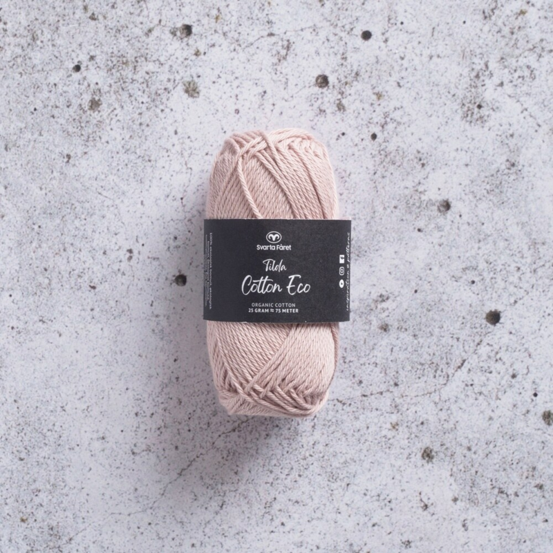 Svarta Fåret Tilda Cotton Eco 242 Rosa polvo