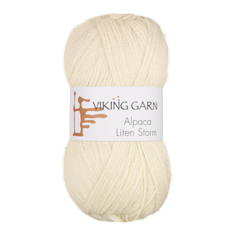 Viking Alpaca Liten Storm 702 Blanco natural