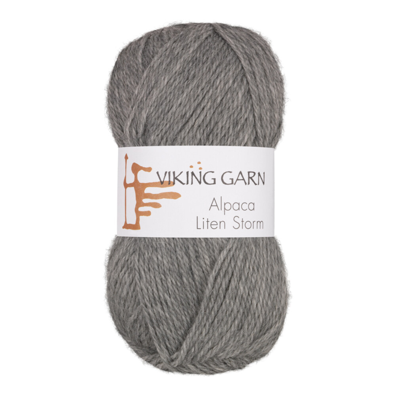 Viking Alpaca Liten Storm 713 Gris claro