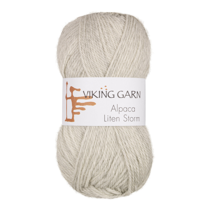 Viking Alpaca Liten Storm 712 Gris perla