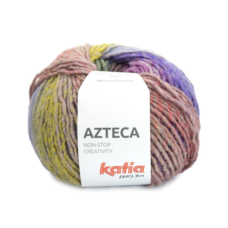 Katia Azteca 92 Púrpura-verde-ocre amarillo